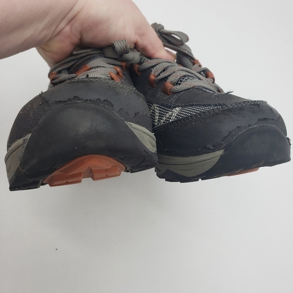 Vasque Youth US 4 EU 35 gray trail shoes lace up Ultra Dry 7210 Monolith - Picture 4 of 13